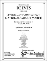 2nd Regiment CT NG March Concert Band sheet music cover Thumbnail
